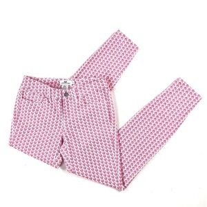 Vineyard Vines white with pink shells jeans, 10